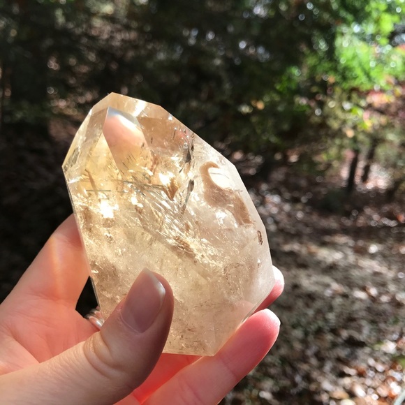 🌈Natural Citrine Crystal Point ☀️ - Picture 11 of 12